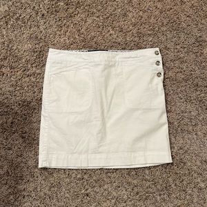 White House Black Market White Mini Skirt